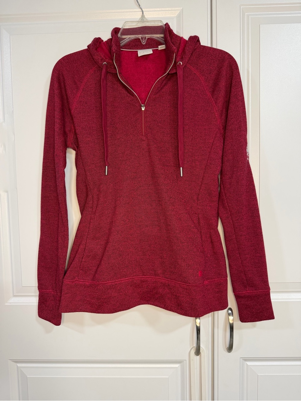 Dunning Golf Women's S Penrose Performance Fleece Hoodie Maroon CCNB 1902